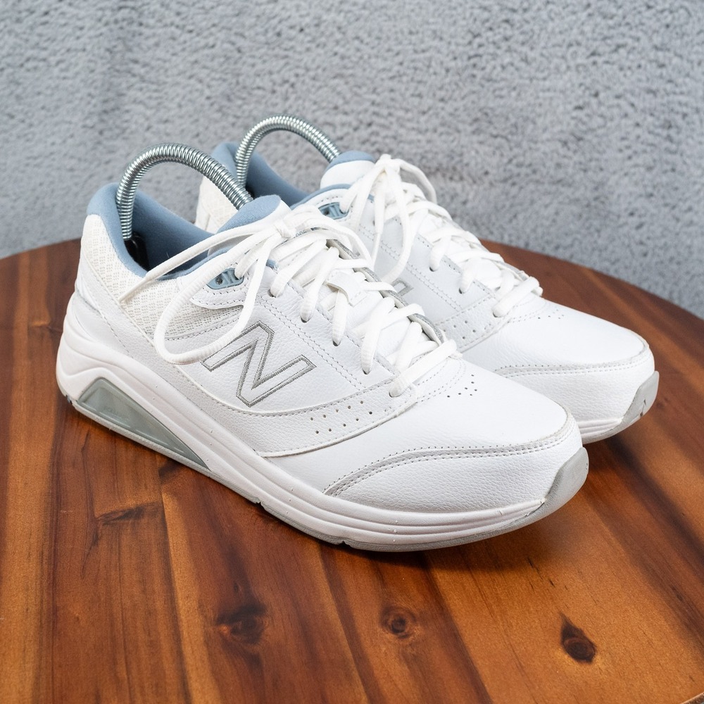 New Balance 928v3 Womens 8.5 White Leather Walking Shoes WW928WB3 Stability